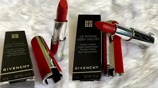 Givenchy Le Rouge Deep  Velvet Lipstick| Rouge Granine -37 | My First Luxe Lipstick Purchase