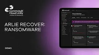Arlie Recover: Guided Cyber Recovery Workflow for Ransomware Incidents | Walkthrough