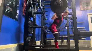 Squat PR 450x2 EvolveAI Max effort week