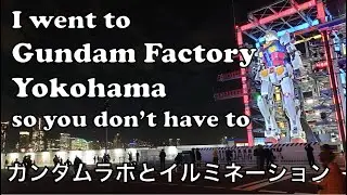 Full Size Gundam Robot at Gundam Factory Yokohama ガンダムファクトリー横浜を行きました #gundam #gundamfactoryyokohama