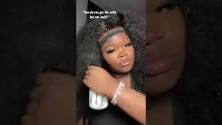 HOW I STYLE MY CURLY WIGS ❤️&zwj;🔥Sterly Hair ✨ #frontal #wigs #wiginfluencer #babyhair