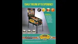 1990 Williams Pool Sharks Pinball Gameplay & Tutorial