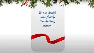 MHA Holiday Card: To Our Health Care Family