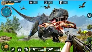 Real Dinosaur Hunter Gun Games Android Gameplay #2