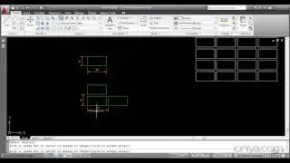 AutoCAD Tutorials : Rectangular array