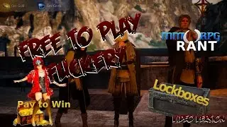 The MMORPG cash shop rant
