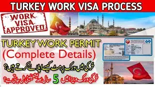 Turkey (Turkiye) Work Visa Process #turkey #turkeyvisa #workpermit