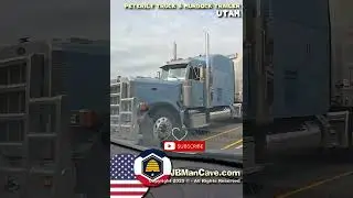 PETERBILT TRUCK and MURDOCK TRAILER in Utah USA JBManCave.com #Shorts