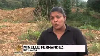 Sri Lanka landslide survivors look for shelter