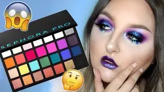 BEST PALETTE EVER?! NO BULLSH*T HONEST REVIEW | SEPHORA PRO EDITORIAL PALETTE | Swatches & Tutorial