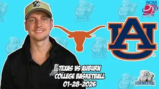 Texas vs Auburn 1/28/26 Free College Basketball Picks and Predictions | NCAAB Pick