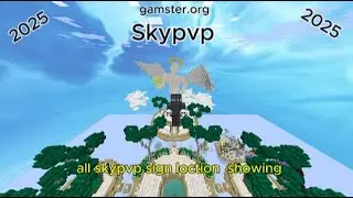 🔥 SkyPvP 2025 – All Item Signs SHOWCASE! 🔧⚔️ #gamster #gamter.org #minecraft #skypvp  #viralvideo