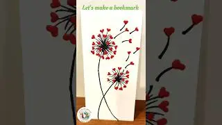 Let's make a Bookmark 📖✨#DIYBookmark #SimpleBookmark #PaperCrafts #HandmadeBookmark #EasyDIY