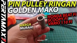 UNBOXING Golden Mako Superlight Pin Pulley Honda Scoopy eSP BeAT Boss Drive Face #goldenmako #scoopy