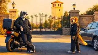 Part time food delivery job #kids#catvideos#animatedmovie#popsong#popvibes#parttimejob#fooddelivery