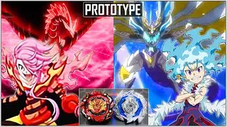 PHENOMENO PAIN VS LUI! Prominence Phoenix Beyblade Prototype VS Guilty Longinus! Beyblade Burst DB