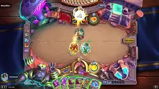 Wild Hearthstone - Tempo Flamewaker Quest Mage Mirror (Illidan Nerf / April 2020)