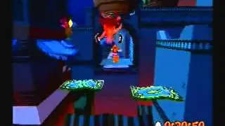 Crash Bandicoot 3: Warped - Level 13: High Time (Gold Relic Get)
