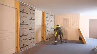 Isoler des murs avec rouleaux La solution le Syst&egrave;me Optima