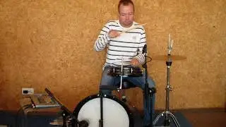 Pearl Compact Traveler Kit Test Part 7 - Comparison With/Without Microphones - Christian Hoffe