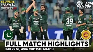 Pakistan VS shrilanka Asia Cup T20 Match full Highlights 2025 | Pak VS Sl 