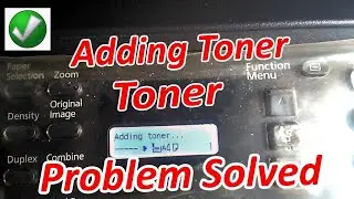 Adding Toner ....