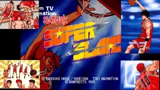 Super Slams(Slam Dunk) 1995 BANPRESTO old retro game Long play