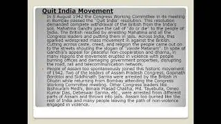 Story about Kushal Konwar-An assamese freedom fighter.