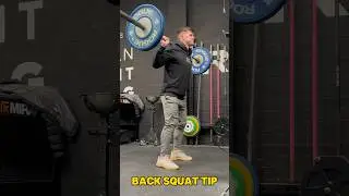 Back Squat Tip! #crossfit #fitness #gym #shorts