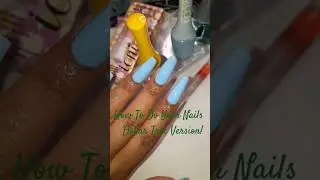 $8 Full Nails Set using only Dollar Tree Nail Supplies #dollartreefinds #nailart
