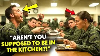 A Marine Mocked Her at Lunch &mdash; Unaware She Heavily Outranked Him