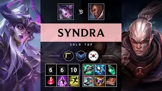 Syndra Top vs Lucian - KR Diamond Patch 25.13
