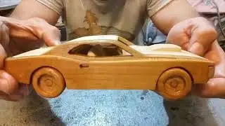 Scroll Saw Project- Dodge Challenger 1970 Wooden toys car #scrollsaw