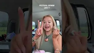 grwm at a festival in my car ⛺️ #rave #raveoutfit #festivalgrwm #grwm #ravegrwm #getreadywithme