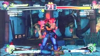 SSF4 AE: Online Matches W/Commentary