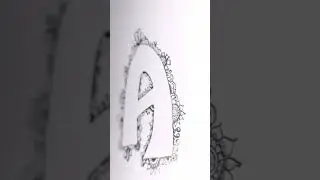 Mandala art letter A #manike #trending #mandalaart #viralvideo #youtubeshorts #shortvideo #viral