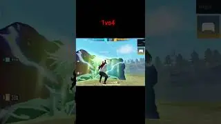 MG bhai 1vs4 clutch #freefire