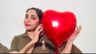 ASMR BLOWING HEART SHAPE FOIL BALLOONS | Balloons video |