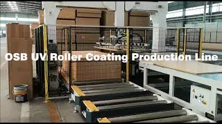 OSB/chipboard UV painting line/UV roller coating production line