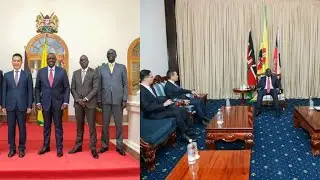 President Ruto Silently Jets back To Kenya and Hold Meeting At Statehouse Accompanied By Nanok