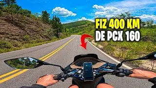 VIAGEM DE 400 KM COM A PCX 160 - PARTE 2
