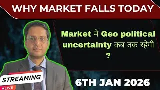 Market analysis for 7th jan 2026|why nifty falls today|Sensex|US market news|Globalmarket|Banknifty