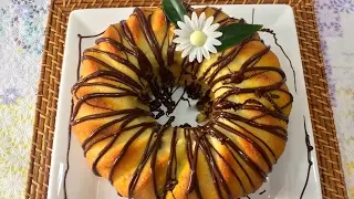 Bizcocho de Naranja con Chocolate I Sin Azúcar I Apto para Diabéticos
