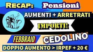 PENSIONI  👉 RECAP:  AUMENTI FEBBRAIO, STANGATE, PAGAMENTI INPS E NOVIT&Agrave; 2026 ❗️
