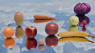 fruit bouncing | Fruit Size Comparison 3D