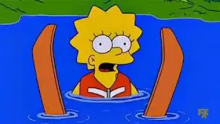 The Simpsons - Lisa Water Skiing