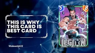 Legion card is best card in marvel snap | Best card in marvel snap