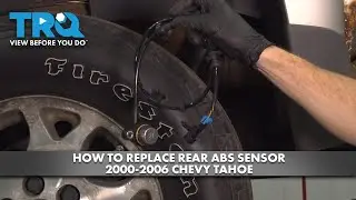 How to Replace Rear ABS Wheel Speed Sensors 2000-2006 Chevrolet Tahoe