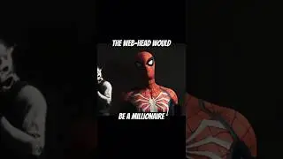 The web head would be a millionaire #insomniacgames #marvelspiderman  #shorts