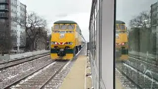 Metra Inbound On The Middle Track At Oak Park